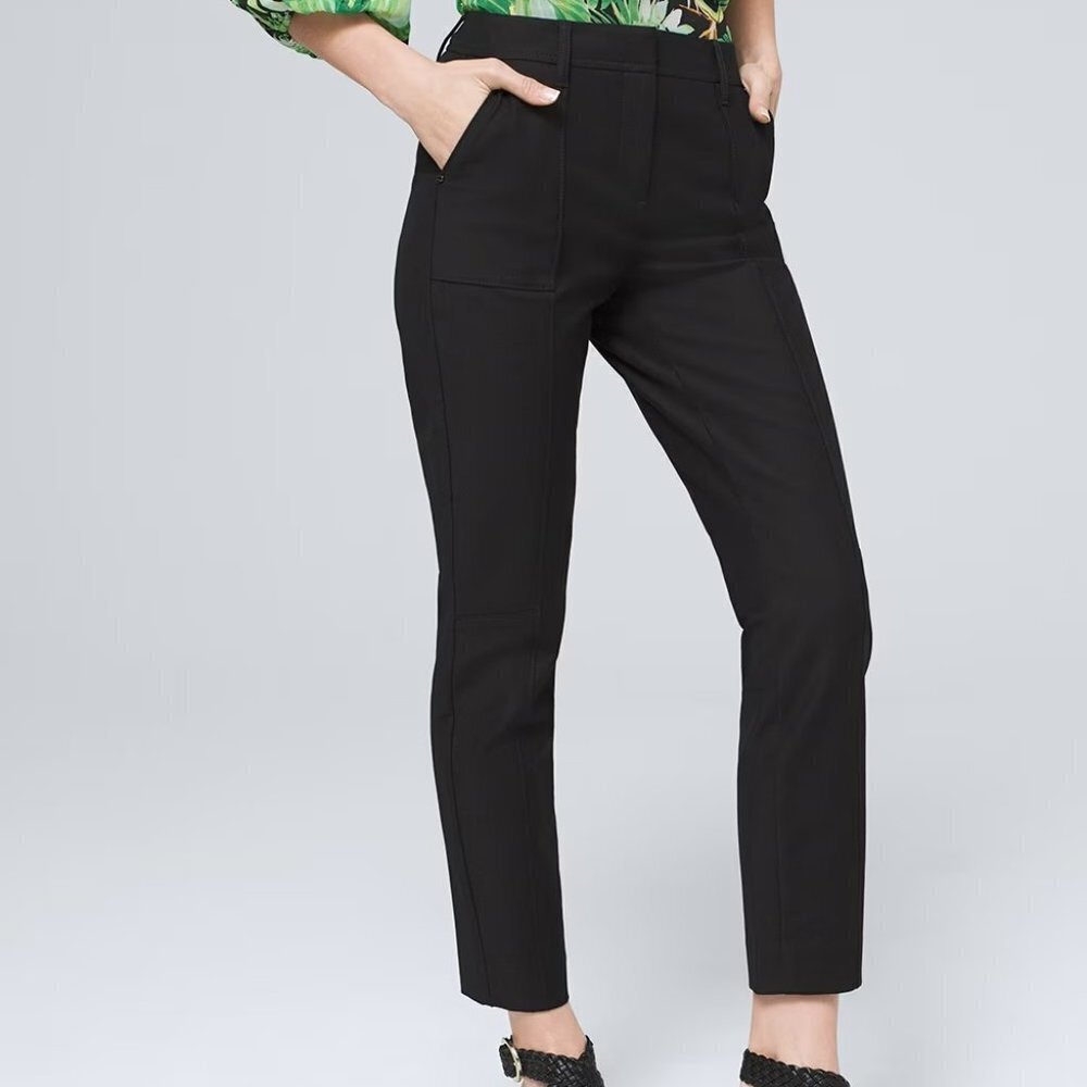 White House Black Market Straight Crop‎ Pants